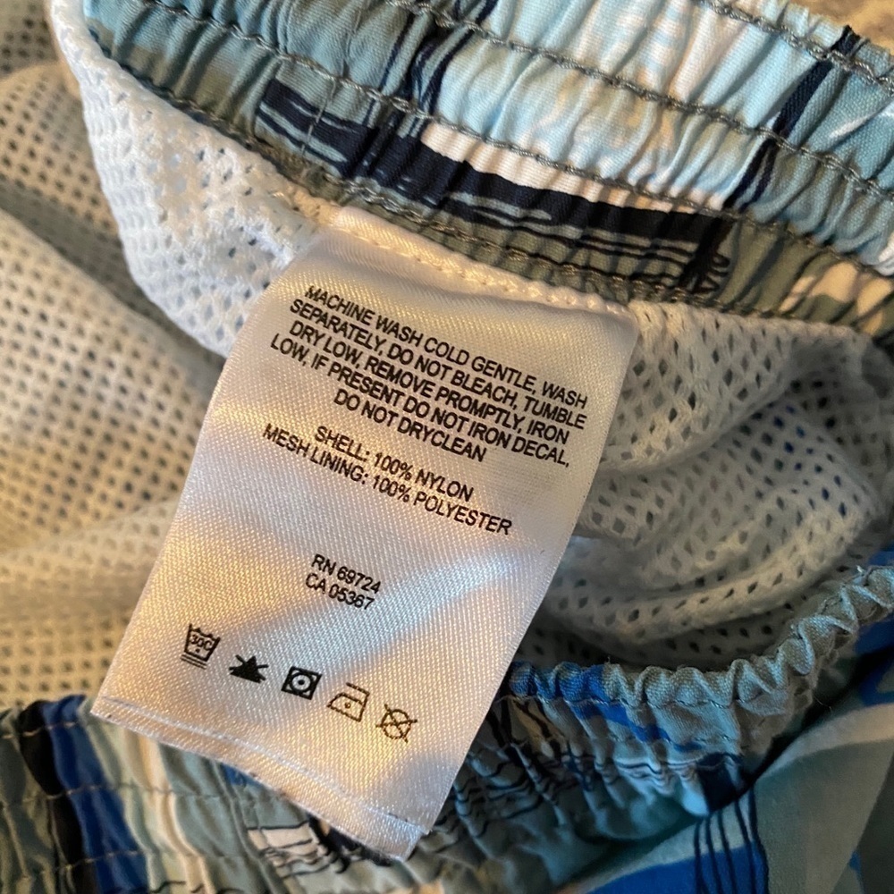 Columbia Backcast II Printed Swim Trunks Blue Fish​​​​​​​​​​ - Picture 8 of 15